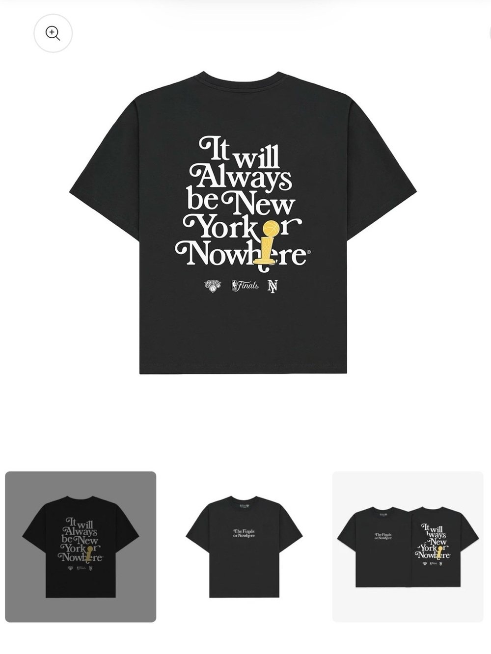 NBA Finals 'The Finals or Nowhere' Short Sleeve Tee - Black